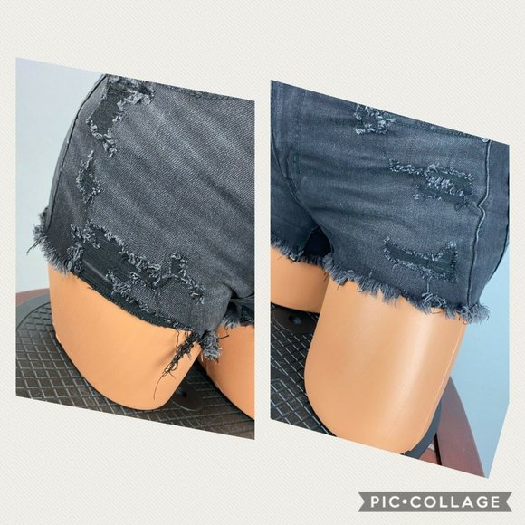 AE Ne(x)t Level Stretch 00 Black Hi-Rise Shortie - Picture 4 of 10